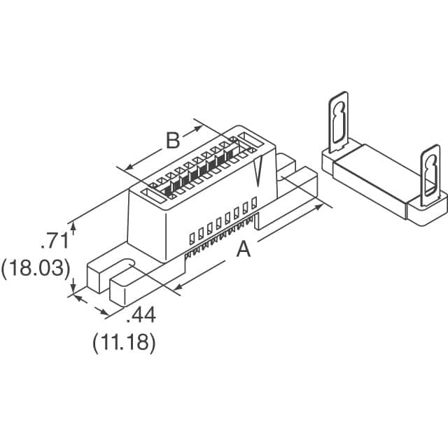 3463-0002 3M  Edgeboard Connectors